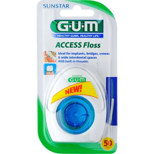 SUNSTAR GUM ACCESS Floss Zahnseide 50 Fäden