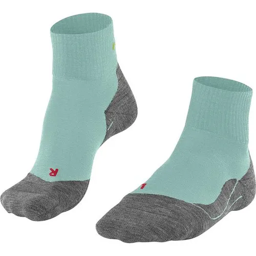 FALKE TK5 Short Damen Socken - Socken für Wanderungen und Städtereisen, mit leichtem Merinowoll-Mix für optimalen Komfort und Feuchtigkeitstransport, blasenfrei und ideal für Trailschuhe.