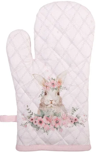 Clayre & Eef FEB44-1 Ofenhandschuhe Rosa 18x30 cm