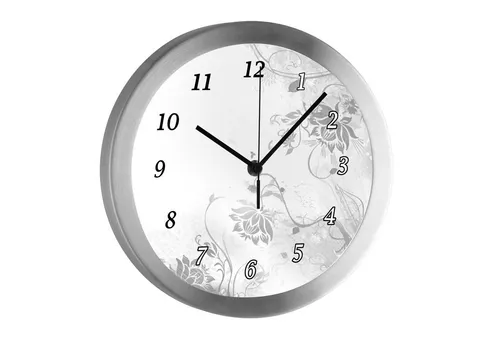 CreaDesign Funkwanduhr für Kinderzimmer in grau von CreaDesign