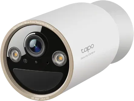 TP-Link Tapo C460 - 4K Überwachungskamera - Überwachungskamera für Garten, Garage oder Auffahrt mit gestochen scharfer 4K-Auflösung, Starlight Sensor und batteriebetrieben für flexible Platzierung.