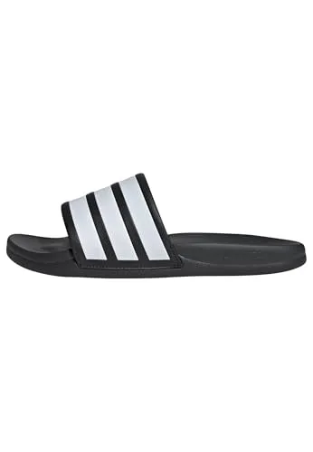 adidas Unisex ADILETTE COMFORT 2.0 SLIDES – Bequeme Pantoletten in Schwarz, 37 EU - Stylische Slip-On Pantoletten aus Synthetik mit bequemer CLOUDFOAM-Einlegesohle für ultimativen Komfort im Alltag.