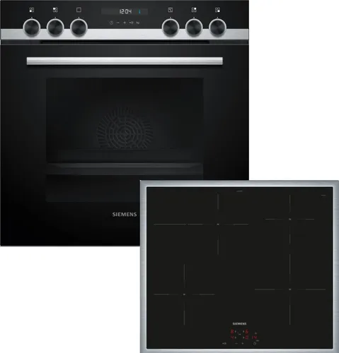 EQ522IB01 Herdset groß mit AutoClean und Induktionskochfeld von Siemens
