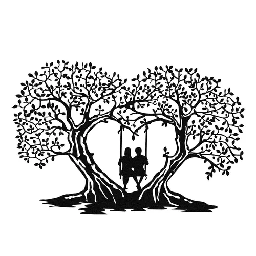 Wandbehänge 100% METALL Schwarz - Schwarzes Wandaccessoire aus 100% Metall, ideal für stilvolle Dekoration. Perfekt für jedes Zuhause oder Büro, um einen modernen Akzent zu setzen.