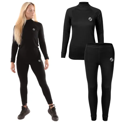 Damen Thermo unterwäsche Funktionsunterwäsche SET Skiunterwäsche ski Thermo 3XL