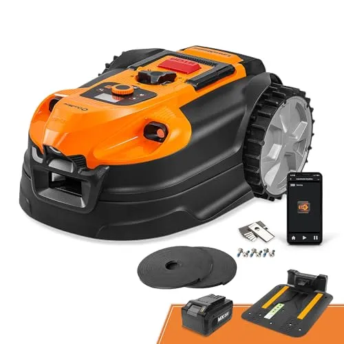 Lawnmaster OcuMow® 18 Mähroboter ohne Begrenzungskabel für Gärten bis 800 m² - Innovativer Mähroboter für Rasenflächen bis 800 m², der ohne Begrenzungskabel auskommt. Mit automatischer Ladestation und Hindernisvermeidung sorgt er für einen gepflegten Rasen, ganz bequem über die App steuerbar.