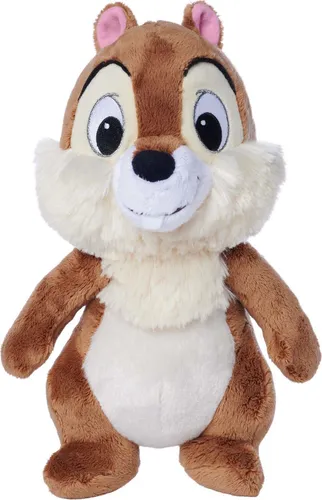 Disney Chip Kuscheltier - 25 cm Beige - Kuscheltiere: Superweicher Chip Teddy (25 cm) mit hochwertiger Verarbeitung und ikonischem Design. Perfekt zum Kuscheln und Sammeln für Disney-Fans jeden Alters!