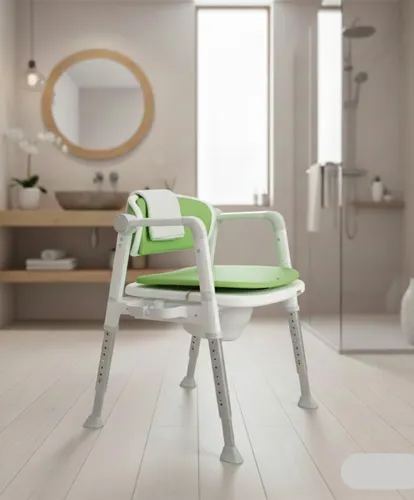 Versa Sitz- und Toilettenstuhl grün