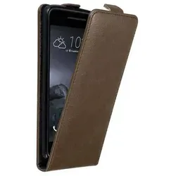 Produktbild Cadorabo Hülle für HTC ONE A9 Schutz Hülle in Braun Flip Etui Handyhülle Case Cover