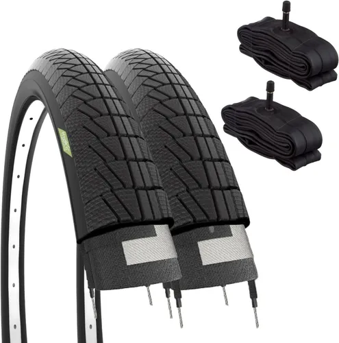 Reifen 14 x 1.75 + Schläuche Ecovelò Stadtfahrrad Kinder Citybike 2