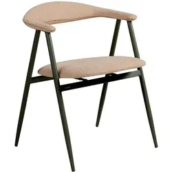 Gartenstuhl Boi mit Armlehne – Modernes Design in Grün Beige - Stylischer Gartenstuhl mit komfortabler Armlehne, ideal für entspannte Stunden im Freien. Robuste Aluminiumkonstruktion und pflegeleichter Barley-Olefin Stoff sorgen für lange Freude im Garten.