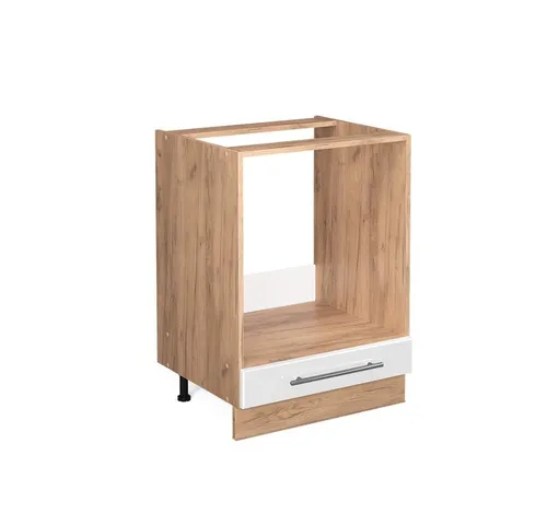 Vicco Herdumbauschrank Fame-Line, Weiß Hochglanz in weiß von Vicco