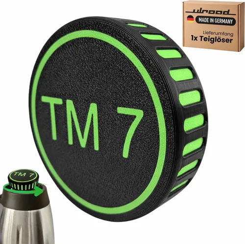 ULROAD PREMIUM Teiglöser kompatibel mit Vorwerk Thermomix TM7 Große Teigblume Komfort Messerdrehhilfe ergonomisch für Mixtopf Zubehör Drehhilfe für Teig Messer Twister (Grün)