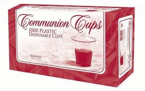 Plastic Communion Cups- Box of 1000 (General merchandise) von BROADMAN CHURCH SUPPLIES
