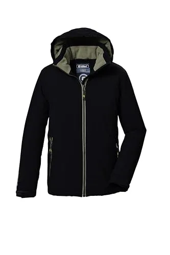 killtec Jungen Funktionsjacke KOW 369 BYS JCKT - Funktionsjacke für Jungen, wasserdicht mit 10.000 mm Wassersäule, verschweißte Nähte und praktischen Taschen - ideal für Outdoor-Abenteuer!