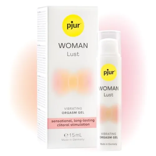 pjur WOMAN Lust (15ml) - Wasserbasiertes Orgasmusgel für Frauen - Prickelnde Klitoris Stimulation, stimulierend bis zu 15 Minuten