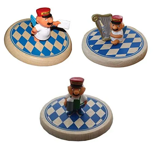 Flaggen Pehl Aloisius Holz Bierglasdeckel 3-er Set