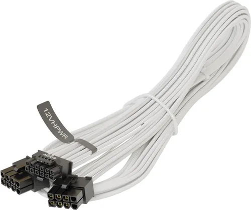 Seasonic Kabel 750 mm white für Prime & Fokus Serie >850Watt - HDMI-Kabel & Videokabel - 0,75 m langes 8-poliges Kabel, ideal für die Seasonic Prime & Fokus Serie über 850 Watt, sorgt für optimale Stromversorgung.