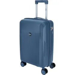 DYX 4 Rollen Koffer S 56 cm Palermo blau – Handgepäck mit TSA-Schloss - Der DYX Koffer S „Palermo“ bietet sicheres Reisen dank TSA-Zahlenschloss und leichtgängigen 360° Rollen. Ideal als Handgepäck mit praktischem Innenfach und arretierbarer Teleskopstange.