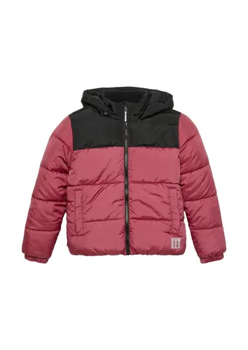 s.Oliver Junior Mädchen Steppjacke mit Kapuze 2150576 - Stylische Steppjacke für Mädchen mit fixierter Kapuze und Reißverschluss, ideal für kühle Tage und aktive Abenteuer.
