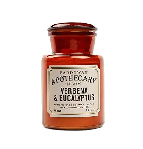 Paddywax Apothecary Duft Kerze, 240 ml im Apothekerglas in braun von WESTCRAFT