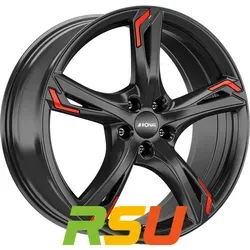 R62 Red 8 0x19 5x112 ET45 MB76 Alufelgen in rot von RONAL