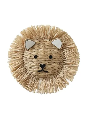 VERTBAUDET Wandtrophäe, Löwe, Beige, TU