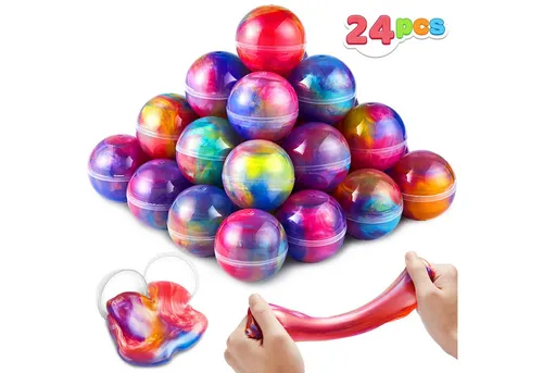 JOYIN Knete JOYIN 24 Pack Slime Kit(Rosa), Galaxy Slime Ball Slime Set