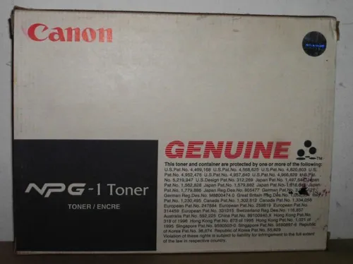 Produktbild Canon NPG-1 Toner black NP 1015 1215 1218 1318 1510 1520 1530 1550 2010 2020 B 4