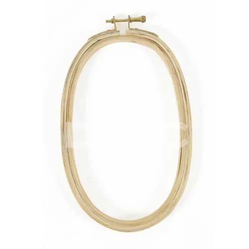 DMC Holz-Stickrahmen Oval, 12,5 x20 cm