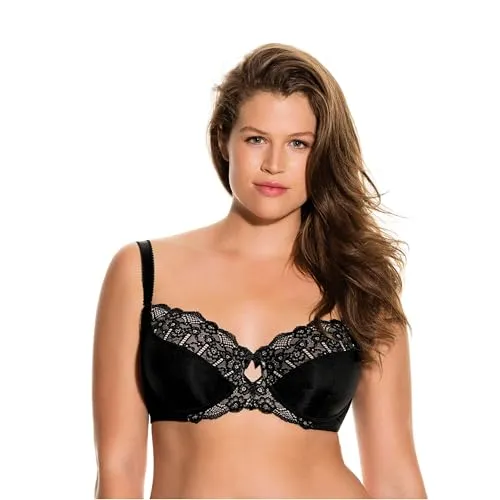 Dorina Bügel-BH CELINE 2PP Curves schwarz 80 - Funktionsunterwäsche mit Bügel und elastischem Material für optimalen Halt und feminine Optik, ideal für den täglichen Gebrauch.