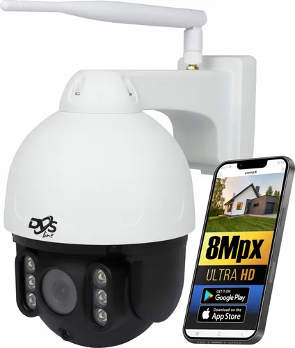 IP Kamera 8MPX 4K PTZ WiFi mit Bewegungsverfolgung