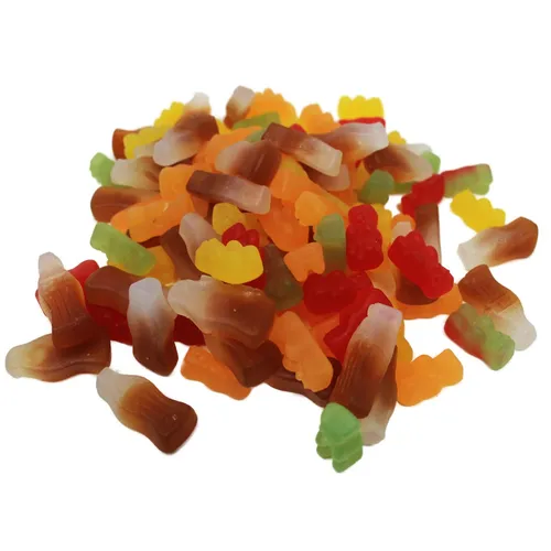 Fruchtgummi Mix Bären und Colaflaschen zuckerfreies Fruchtgummi 300g