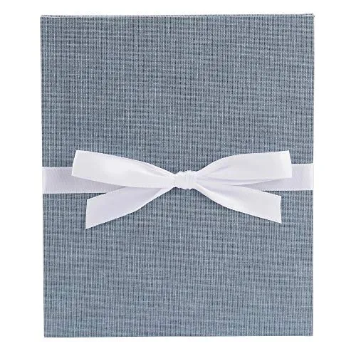 Goldbuch Leporello Summertime blau grau Leineneinband 10 Fotos 13x18 cm