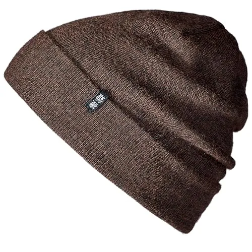 Enter the Complex® Merino Mütze Herren - Strickmütze für Herren aus 100% Merino Wolle, warm, dünn und windabweisend – ideal für alle Wetterlagen.