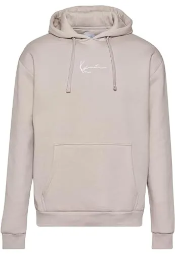 Karl Kani Unisex KM-HD011-010-10 KK Small Signature Essential Hoodie Light Grey, XL
