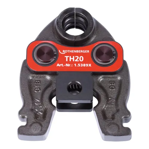 Rothenberger Pressbacke Compact TH20 015389X - Werkzeugzubehör - Hochbelastbare Pressbacke für präzises Verpressen mit DURA LAZR TEC für maximale Langlebigkeit und minimalen Verschleiß, ideal für den täglichen Einsatz auf der Baustelle.