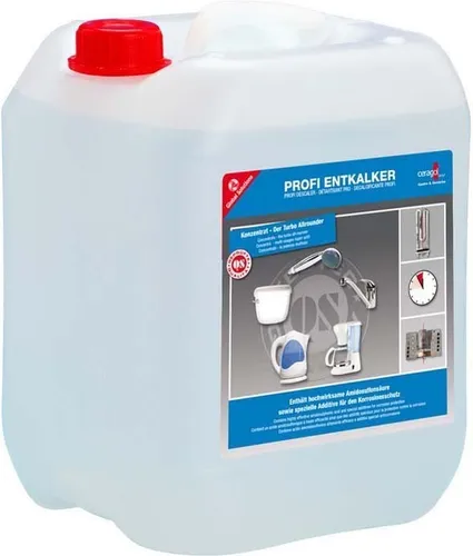Ceragol ultra® Profi Entkalker 10 l - Effektive Kalkentfernung - Flüssigreiniger für Haushalts- und Gewerbeartikel, entfernt mühelos Kalkablagerungen. Ideal für Duschbrausen, Wasserhähne und mehr.