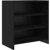 vidaXL Sideboard in Schwarzer Eiche in schwarz von vidaXL