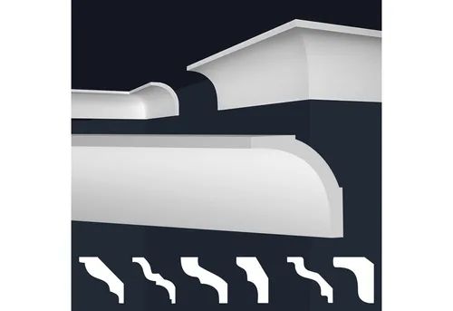 marbet design Stuckleiste E-13 in weiß von Marbet Design