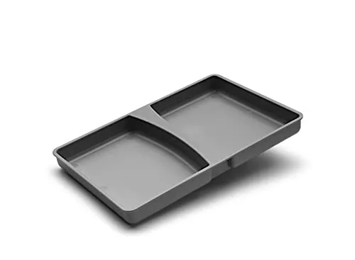 Verschlussdeckel für Trenta 5, Trenta 6 und Quarta 1 - Alu grau, passend für Pullboy Premium und Vario Abfallsorter, Maße: 210 x 140 x 22 mm