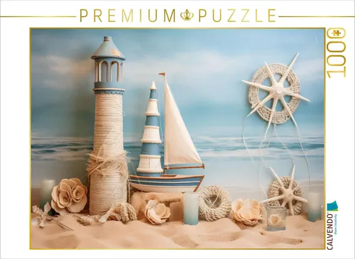 CALVENDO Puzzle Meeresträume | 1000 Teile - Hochwertiges Puzzle mit 1000 Teilen, ideal für Entspannung und Konzentration. Das wunderschöne Motiv bringt maritime Romantik ins Wohnzimmer und ist ein perfektes Geschenk für die ganze Familie.