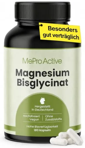 Magnesiumbisglycinat 3000 mg davon 375 mg elementares Magnesium pro Tag | MeProActive