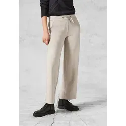 STREET ONE Lederimitathose für Damen, Größe XXL, grau von CECIL