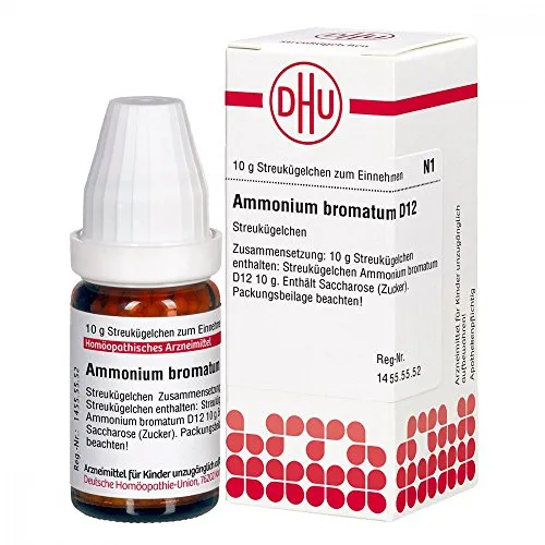 Ammonium Bromatum D 12 Globuli