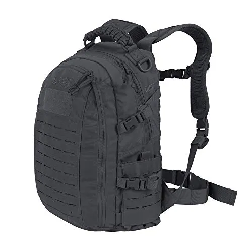 Direct Action Dust MK II Taktischer Rucksack 20L - Grau - Tagesrucksack für Militär und Outdoor, mit Combat Vent System für hohen Tragekomfort und robustem, wasserabweisendem Codura-500D-Gewebe.
