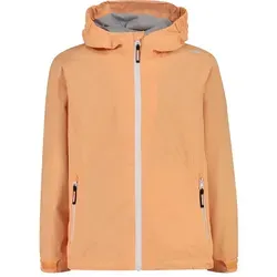 CMP Kinder Rain Hoodie Jacke (Größe 152, orange) - Funktionsjacken, leicht und klein packbar für optimalen Wetterschutz bei jedem Wetter