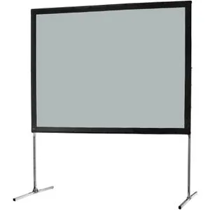 Celexon Beamer-Leinwand Faltrahmen Mobil Expert 100 Zoll - Mobile Rückprojektions-Leinwand für Veranstaltungen, schnell aufbaubar und im Koffer leicht transportierbar. Sichtbare Projektionsfläche: 203 x 152 cm, perfekt für Schulen und Vereine.