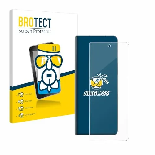 BROTECT Schutzglas für Samsung Galaxy Z Fold 4 Schutzfolie Panzer Folie Glas[Extrem Kratzfest 9H, Anti-Fingerprint, Ultra-Transparent]