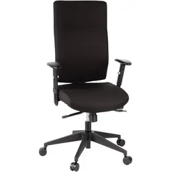hjh OFFICE 608500 Profi Bürodrehstuhl PRO-TEC 300 - Ergonomischer Bürostuhl mit hoher Rückenlehne und verstellbaren Armlehnen, ideal für langes, komfortables Sitzen im Büro.